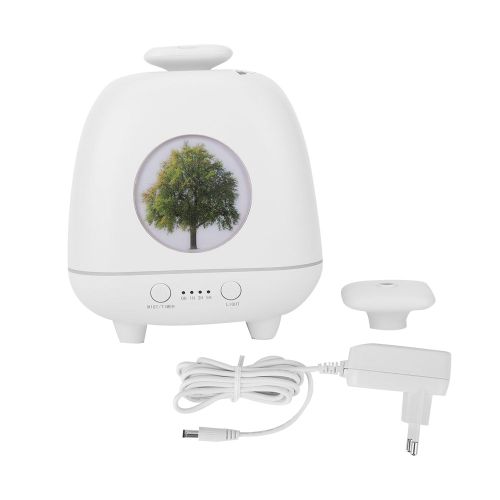Humidificateur d'air ultrasonique, diffuseur d'huiles essentielles, aromatherapie, 100-240 V, EU (rose clair)