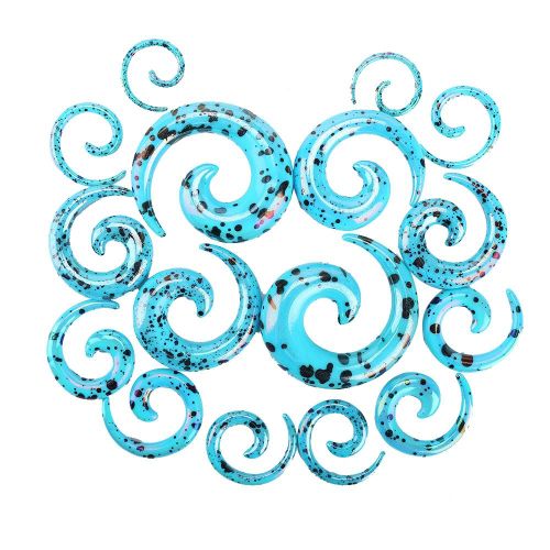 Ecarteurs D'oreilles De Forme Unique En Acrylique, Bouchons D'oreille Coniques, Piercings, Bijoux Viridis