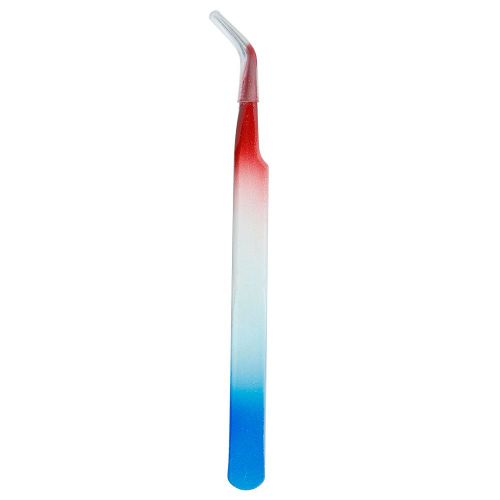 Pince A Epiler Courbee En Acier Inoxydable Pour Nail Art Et Extensions De Cils 