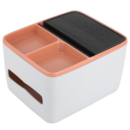 Boite de rangement multifonctionnelle pour bureau, organiseur de cosmetiques, boite a mouchoirs