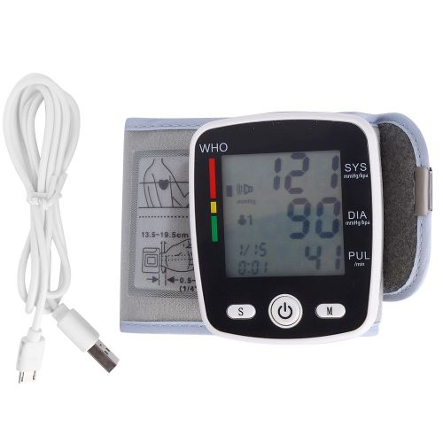 Tensiometre Numerique Au Poignet, Tonometre Automatique A Ecran Lcd, Healthy Care