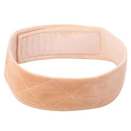 Bandeau Reglable En Velours Pour Femme, Accessoire Pour Cheveux (Beige)
