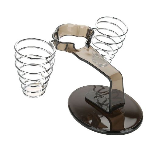 Support de seche-cheveux de bureau en acrylique multi-usages pour salon et maison 02