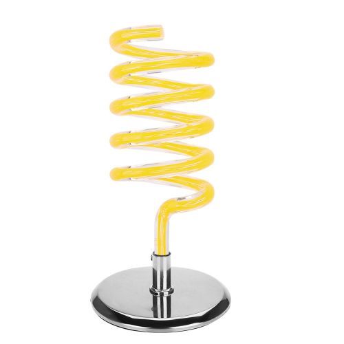 Support de seche-cheveux en acrylique stable avec base en acier inoxydable pour salon, maison, bureau 05