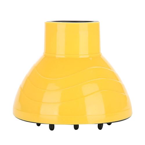 Diffuseur Universel Pour Seche-Cheveux Boucles, Accessoire De Coiffure (Jaune) 