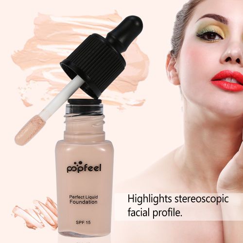 Fond De Teint Liquide Hydratant Et Eclaircissant, Creme Isolante, Anti-Cernes, Cosmetique (Fo01) 