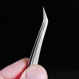 Pince A Epiler En Acier Inoxydable Pour Extensions De Cils, Faux Cils, Greffe, Plume 