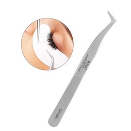 Pince A Epiler Pour Extensions De Cils En Acier Inoxydable, 6a Sa 