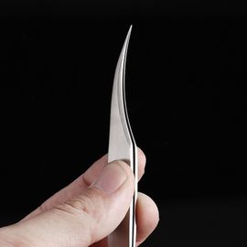 Pince A Epiler En Acier Inoxydable Pour Extensions De Cils, Faux Cils, Greffe, Dauphin 