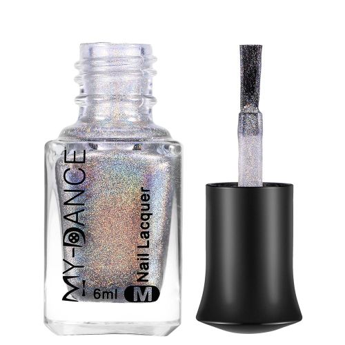 Vernis A Ongles Fin Colore Et Brillant A Paillettes Galaxy #01 
