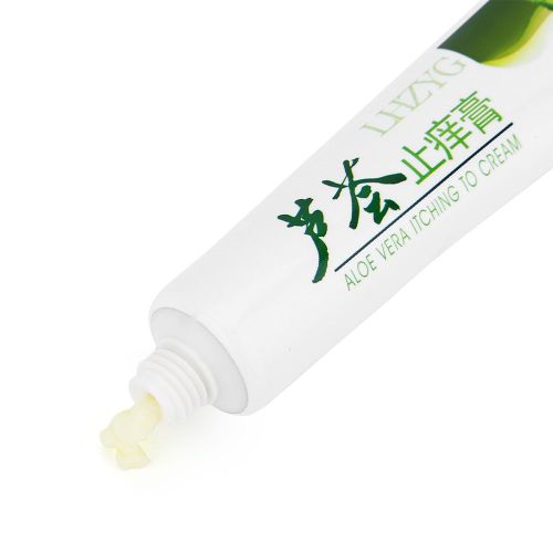 Creme Antiprurigineuse A L'aloe Vera, Anti-Demangeaisons, Anti-Piqures D'insectes Et De Moustiques, Soulage La Douleur, 20 G 