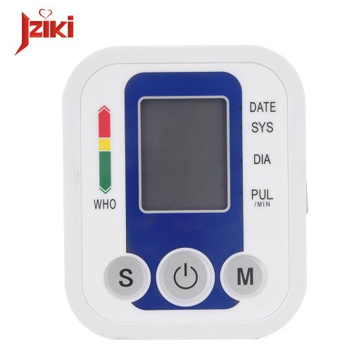 Tensiometre A Bras Jziki Pulse, Pulsometre Pour Hypertension Arterielle, Pulsometre Avec Commande Vocale