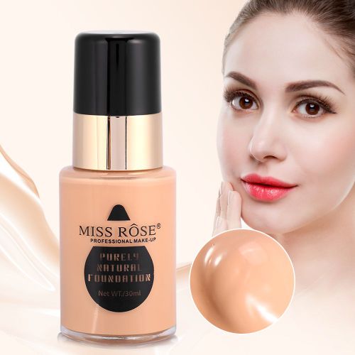 Miss Rose Visage Anti-Correcteur Hydratant Fond De Teint Liquide Maquillage Cosmetique 3# 