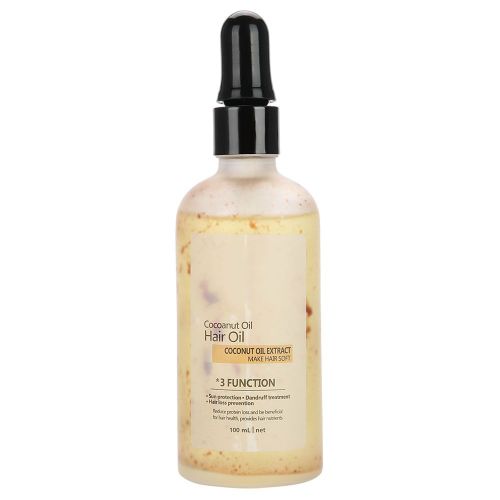 Huile Capillaire A La Noix De Coco 100 Ml, Soin Visage Et Corps, Hydratante, Anti-Chute De Cheveux 