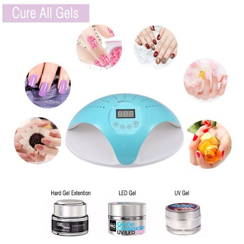Lampe Uv Led Sun 669 Pour Vernis A Ongles, Seche-Ongles, Outil De Nail Art Pour Vernis Gel Avec Capteur Intelligent, Vert Us 