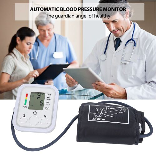 Tensiometre Numerique A Impulsions Pour Bras, Voix, Hypertension Arterielle, Rythme Cardiaque, Absence De Voix