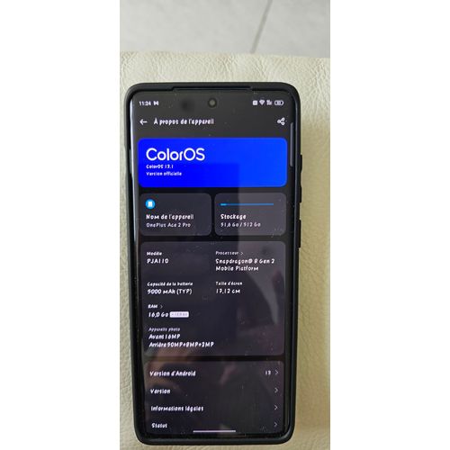 OnePlus Ace 2 Pro 512 Go Vert