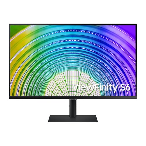 Samsung ViewFinity S6 S32A600UUP - S60UA Series - écran LED - 32" - 2560 x 1440 QHD @ 75 Hz - VA - 300 cd/m² - 3000:1 - HDR10 - 5 ms - HDMI, DisplayPort, USB-C - noir