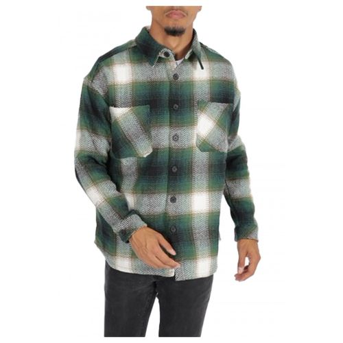Surchemise Polaire À Carreaux Vert Homme