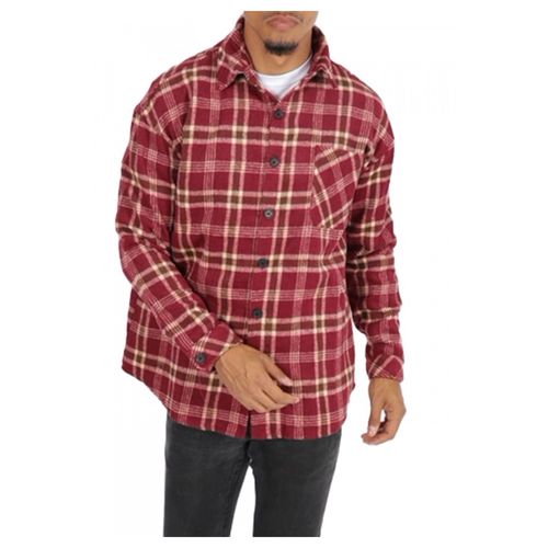 Surchemise Polaire À Carreaux Rouge Homme