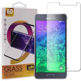 Acheter Verre Trempé Full Glue Blanc pour Samsung Galaxy A6 Plus 2018  Protecteur d'écran Full Glue
