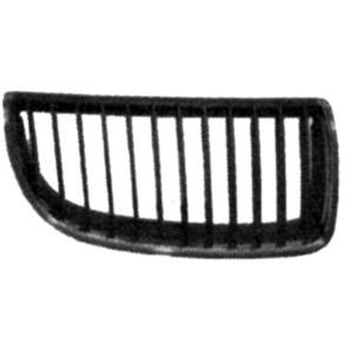 Grille Latérale Avant Droite Pour Bmw Série 3 E90-E91 2005-2008, Noire, Profil Chromé, Neuve