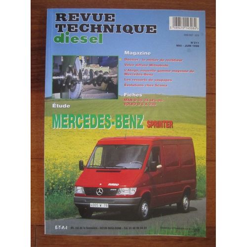 Revue Technique Mercedes-Benz Sprinter Diesel Depuis 1995 À 2000