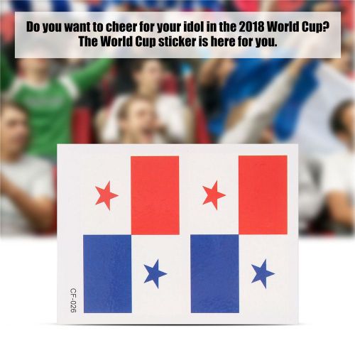 Autocollant De La Coupe Du Monde 2018, Tatouage Temporaire Impermeable, Drapeau National, Pour Le Corps Et Le Visage (Tunisie) 