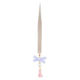 Pince A Epiler Pour Faux Cils En Acier Inoxydable Avec Pendentif En Forme De Noud Papillon #1 