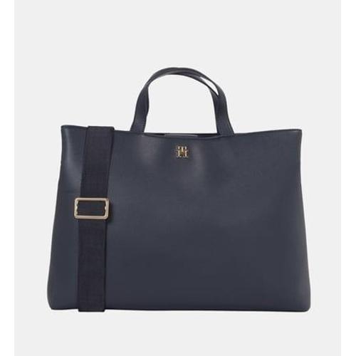 Tommy Hilfiger - Sac cabas enduit  - Bleu