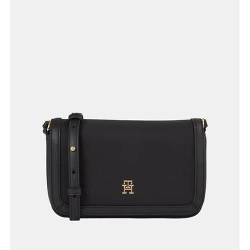 Tommy Hilfiger - Sac besace Essential à rabat  - Noir