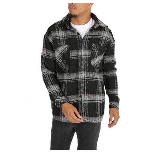 Surchemise Polaire À Carreaux Noir Homme