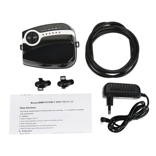 Mini compresseur d'air reglable pour aerographe, alimentation par gravite, prise UE 100-240 V