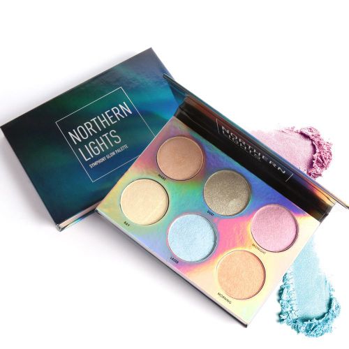 Focallure Northern Lights Symphony Glow Palette Highlighter Kit Fard A Paupieres Blush Maquillage Visage 