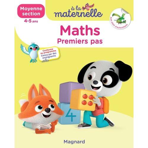 A La Maternelle, Maths Moyenne Section - Premiers Pas - Avec Plein D'autocollants