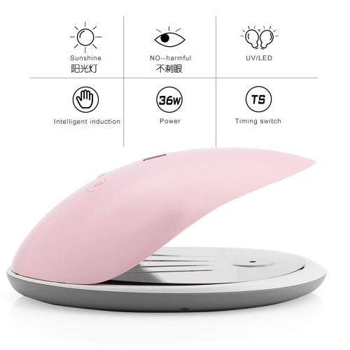 Lampe Uv Led Pour Ongles, Seche-Ongles Pearl Pour Le Sechage Du Vernis Gel Avec Capteur Intelligent, Outils De Nail Art Us 