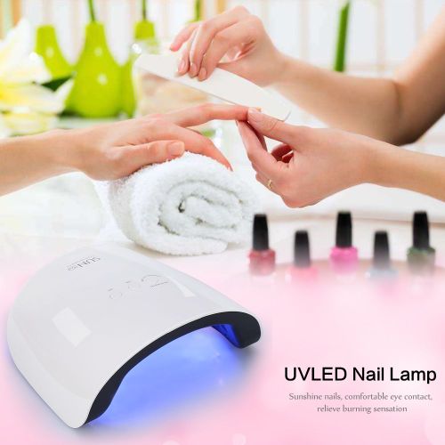 Lampe Uv Led Pour Ongles, Seche-Ongles, Outils De Nail Art Pour Le Durcissement Du Vernis A Ongles, Capteur Intelligent, Chargement Usb 