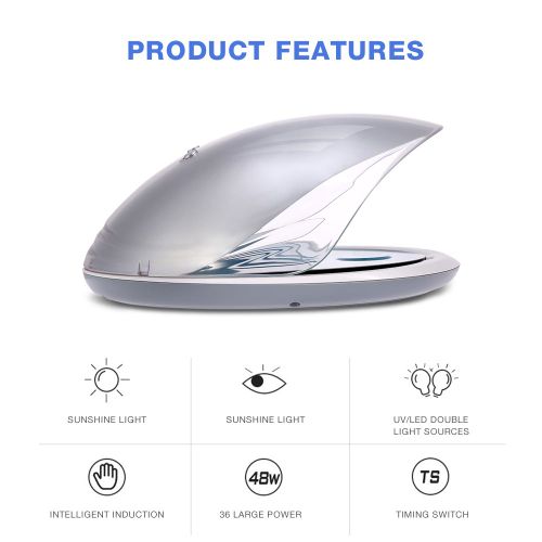 Lampe Uv Led 36 W Sunshine Smart Sensor Pour Sechage Et Durcissement Du Vernis A Ongles Gel, Prise Ue 