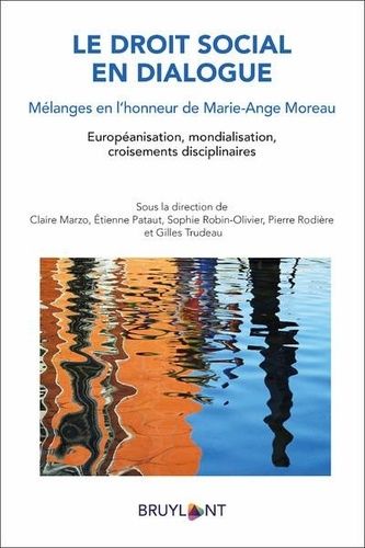 Le Droit Social En Dialogue - Mélanges En L'honneur De Marie-Ange Moreau - Européanisation, Mondialisation, Croisements Disciplinaires