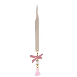 Pince A Epiler Pour Faux Cils En Acier Inoxydable Avec Pendentif En Forme De Noud Papillon #2 