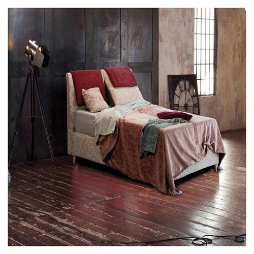 Lit Coffre Kintana Couchage 160x190 Cm Cachemire Rose