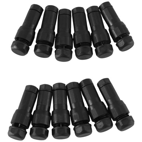 12 Ensembles De Connecteurs Rapides De Fil Lampes De Jardin Séparateur De Crevaison Basse Tension Torsadé Aucun Câble De Soudage À Dénuder