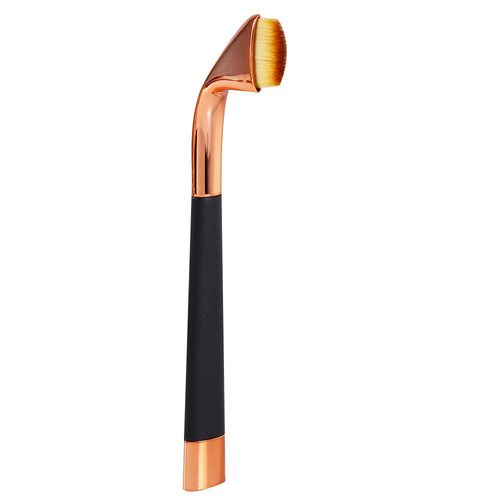 Pinceaux De Maquillage Ovales Pour Le Contour Du Visage (Or Rose)