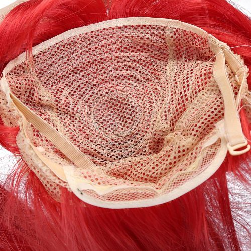 Perruque Longue Et Lisse De 80 Cm Pour Femmes Et Filles, Nouvelle Mode, Deguisement, Fetes, Cosplay (Rouge)