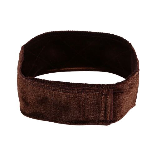 1 Bandeau Reglable En Velours Pour Femme, Accessoire De Sport Marron