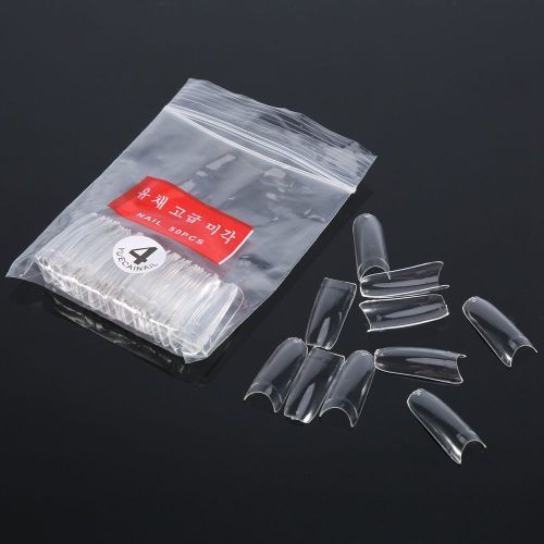 Lot De 500 Faux Ongles Artificiels Tendance Pour Nail Art, 10 Tailles, Transparents 