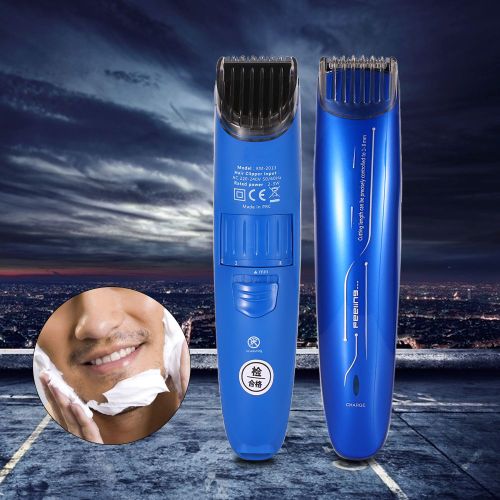 Tondeuse Electrique Pour Barbier, Rasoir, Coupe De Cheveux Et Barbe (Bleu Fonce)
