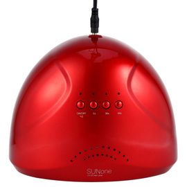 Lampe Uv Elegante 24/48 W Pour Sechage De Vernis A Ongles, Gel, Manucure, Avec Prise Ue, Rouge 