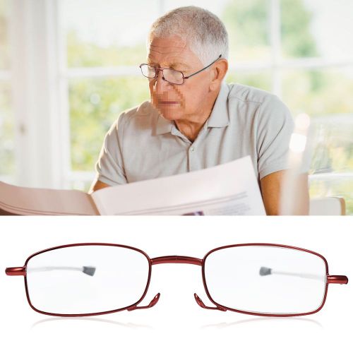 Lunettes De Lecture Presbytes Pliables Pour Personnes Agees, 7 Dioptries Disponibles, Bordeaux +1,50