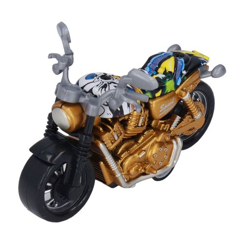 Mini Moto En Alliage, Modele Haute Simulation, Favorise La Coordination, Jouet Pour Enfants, Couleur Or